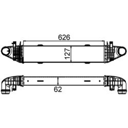 Chladič plniaceho vzduchu MAHLE CI 428 000S - obr. 1