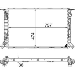 Chladič motora MAHLE CR 1133 000S - obr. 11