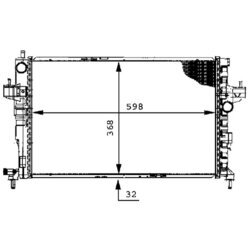 Chladič motora MAHLE CR 391 000S - obr. 11