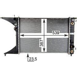 Chladič motora MAHLE CR 559 000P - obr. 13