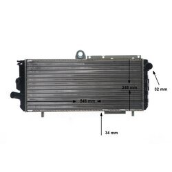 Chladič motora MAHLE CR 620 000S - obr. 17