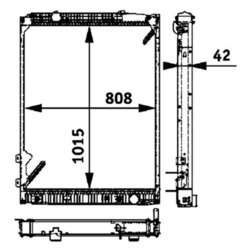 Chladič motora MAHLE CR 686 000P - obr. 1