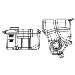 Vyrovnávacia nádobka chladiacej kvapaliny MAHLE CRT 133 000S