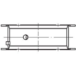 Ložisko kľukového hriadeľa MAHLE 001 FL 10322 025 - obr. 2