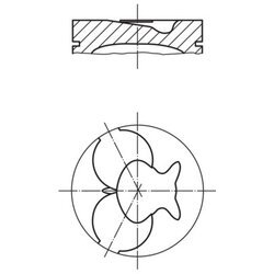 Piest MAHLE 002 24 10 - obr. 1