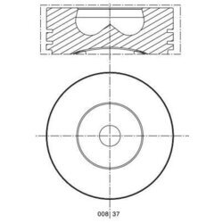 Piest MAHLE 008 37 00