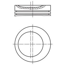 Piest MAHLE 011 62 00 - obr. 1