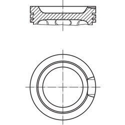 Piest MAHLE 033 16 00 - obr. 1