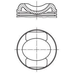 Piest MAHLE 503 99 00 - obr. 1