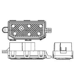 Regulator, ventilator vnutorneho priestoru MAHLE ABR 77 000P