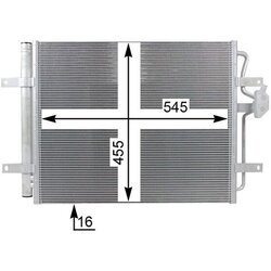 Kondenzátor klimatizácie MAHLE AC 24 000P - obr. 6