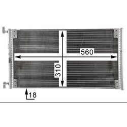 Kondenzátor klimatizácie MAHLE AC 832 000P - obr. 7