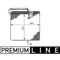 Výparník klimatizácie MAHLE AE 51 000P