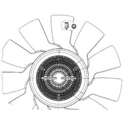 Ventilátor chladenia motora MAHLE CFF 497 000P - obr. 1