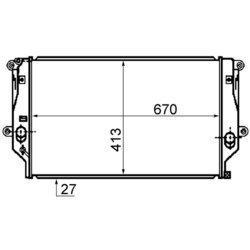 Chladič motora MAHLE CR 1082 000S