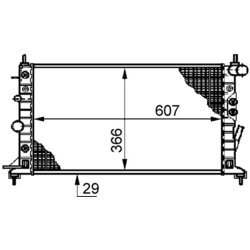 Chladič motora MAHLE CR 649 000S - obr. 1