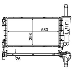 Chladič motora MAHLE CR 843 000S