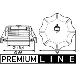 Uzáver nádržky pre chladiacu zmes MAHLE CRB 20 000P