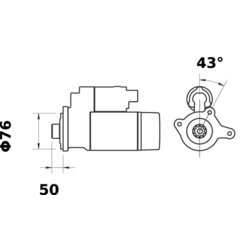 Štartér MAHLE MS 52