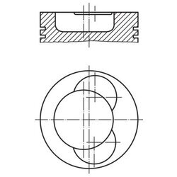 Piest MAHLE 004 50 20