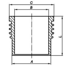 Vložka valcov MAHLE 004 WR 17 01 - obr. 1