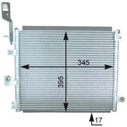 Kondenzátor klimatizácie MAHLE AC 432 000P - obr. 1