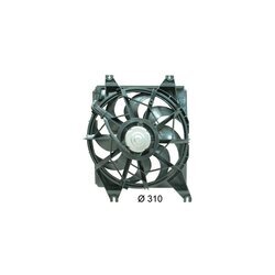 Ventilátor chladenia motora MAHLE CFF 128 000P - obr. 3