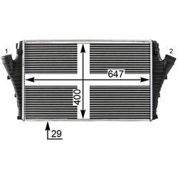 Chladič plniaceho vzduchu MAHLE CI 24 000S - obr. 7