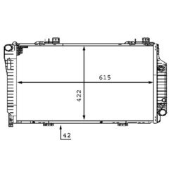 Chladič motora MAHLE CR 231 000P - obr. 3