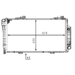 Chladič motora MAHLE CR 231 000S