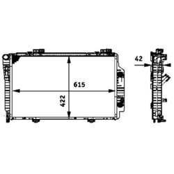 Chladič motora MAHLE CR 485 000P - obr. 10