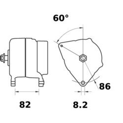 Alternátor MAHLE MG 562 - obr. 4