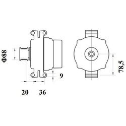 Alternátor MAHLE MG 935 - obr. 1