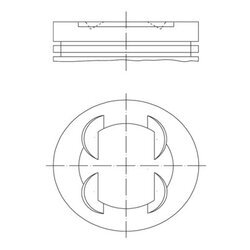 Piest MAHLE 011 PI 00110 000 - obr. 1