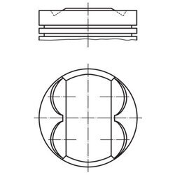 Piest MAHLE 011 PI 00113 000 - obr. 1