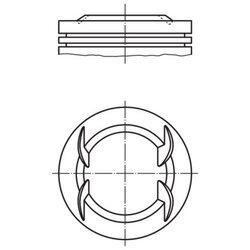 Piest MAHLE 012 22 00 - obr. 1