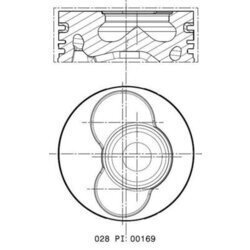 Piest MAHLE 028 PI 00169 000