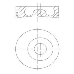 Piest MAHLE 043 90 00 - obr. 1