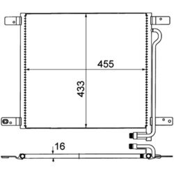 Kondenzátor klimatizácie MAHLE AC 521 000P - obr. 2