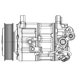 Kompresor klimatizácie MAHLE ACP 600 000P - obr. 5