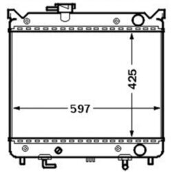 Chladič motora MAHLE CR 1515 000S