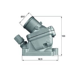 Termostat chladenia MAHLE TH 36 90D - obr. 2