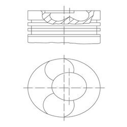 Piest MAHLE 213 01 00 - obr. 1