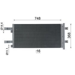 Kondenzátor klimatizácie MAHLE AC 1031 000S - obr. 9