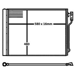 Kondenzátor klimatizácie MAHLE AC 655 000S - obr. 1