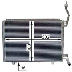 Kondenzátor klimatizácie MAHLE AC 846 000S - obr. 4