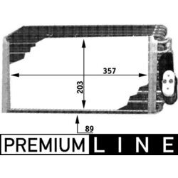 Výparník klimatizácie MAHLE AE 42 000P