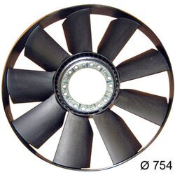 Koleso ventilátora chladenia motora MAHLE CFW 42 000P - obr. 1