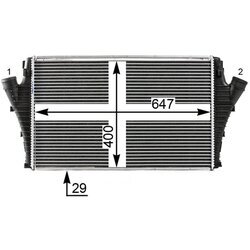 Chladič plniaceho vzduchu MAHLE CI 24 000P - obr. 7