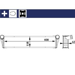 Chladič motora MAHLE CR 778 000S